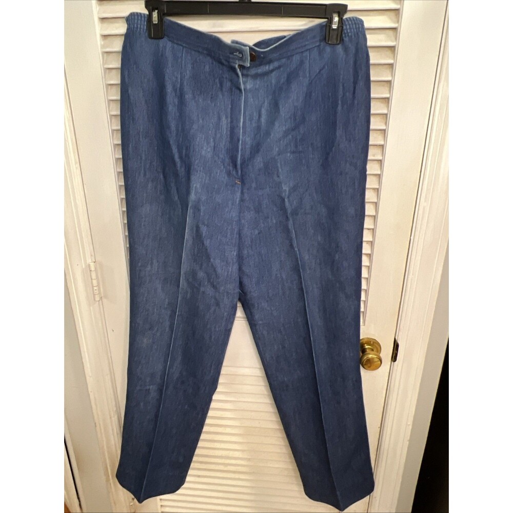 Vntg Koret "City Blues" Women's Blue Denim Jeans Elastic Back Waist sz 10